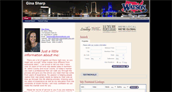 Desktop Screenshot of ginasharp.watsonrealtycorp.com
