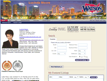 Tablet Screenshot of lucindamoore.watsonrealtycorp.com