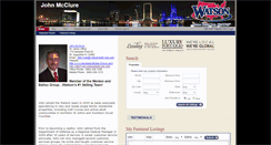 Desktop Screenshot of jmcclure.watsonrealtycorp.com