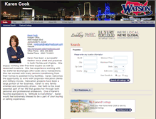 Tablet Screenshot of karencook.watsonrealtycorp.com