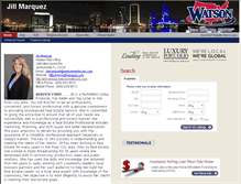 Tablet Screenshot of jillmarquez.watsonrealtycorp.com