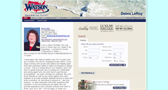 Desktop Screenshot of debraleroy.watsonrealtycorp.com