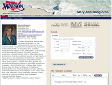 Tablet Screenshot of mbongiorno.watsonrealtycorp.com