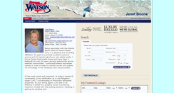 Desktop Screenshot of janetboone.watsonrealtycorp.com