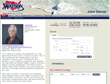 Tablet Screenshot of johnwarner.watsonrealtycorp.com