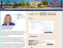 Tablet Screenshot of lhackett.watsonrealtycorp.com