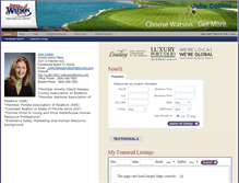 Tablet Screenshot of juliecollins.watsonrealtycorp.com