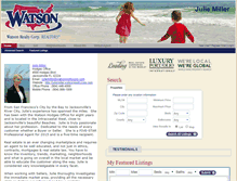 Tablet Screenshot of juliemiller.watsonrealtycorp.com