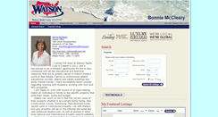 Desktop Screenshot of bmccleary.watsonrealtycorp.com