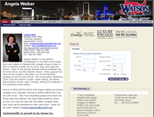 Tablet Screenshot of angelawalker.watsonrealtycorp.com