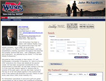 Tablet Screenshot of jrichardson.watsonrealtycorp.com